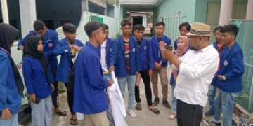 Ketua LPM Lakukan Monitoring ke Posko Peserta KKN Tematik Universitas Pohuwato