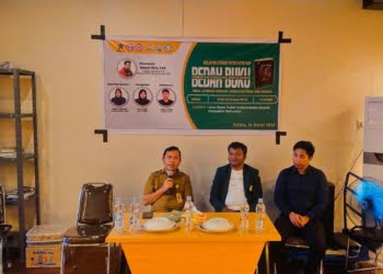 Kegiatan Literasi Putra Putri FKIP “BEDAH BUKU” Mendapat Respon Baik dari KADIS Perpustakaan & Kearsipan Daerah Kab. Pohuwato