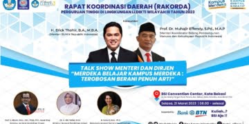 RAKORDA 2023 PERGURUAN TINGGI DI WILAYAH LLDIKTI III