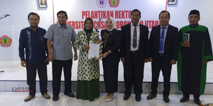 Rektor Unisan Gorontalo Utara Resmi Dilantik