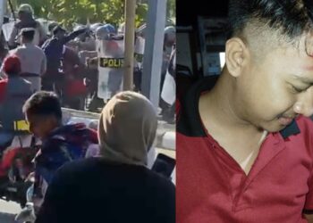 Polisi Mengamankan Mahasiswa UNIPO yang Salah Sasaran dalam Aksi Demo Penambang di Pohuwato
