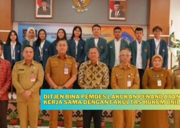 Ditjen Bina Pemdes lakukan penandatanganan kerja sama dengan Fakultas Hukum Unila