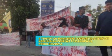 4 Tuntutan Mahasiswa Gorontalo Terkait Kerusuhan Pohuwato dan Upaya Pemulihannya