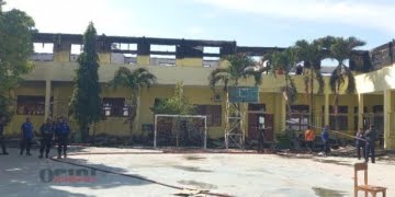Kebakaran Hebat di SMA Negeri 4 Gorontalo: 8 Ruangan Kelas dan 2 Laboratorium Terbakar