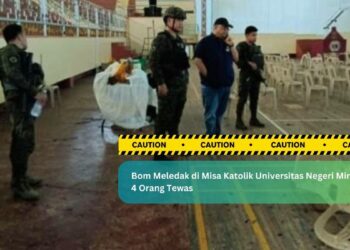 Bom Meledak di Misa Katolik Universitas Negeri Mindanao, 4 Orang Tewas, Setidaknya 50 Orang Luka-luka