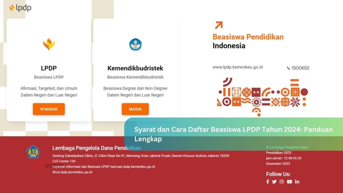 Syarat Dan Cara Daftar Beasiswa Lpdp Tahun Panduan Lengkap Hot Sex Picture