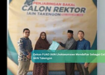Dekan FUAD IAIN Lhokseumawe Mendaftar Sebagai Calon Rektor IAIN Takengon