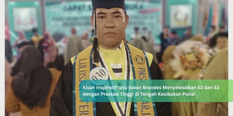 Kisah Inspiratif Iptu Iswan Brandes Menyelesaikan S2 dan S3 dengan Prestasi Tinggi di Tengah Kesibukan Polisi