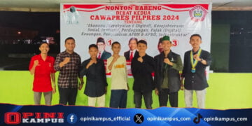 Diskusi Interaktif dan Nonton Bareng Debat Cawapres di Universitas Pohuwato