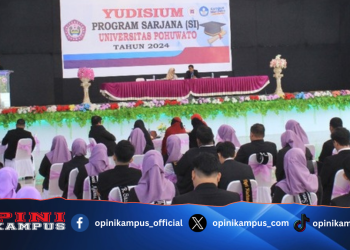 Wakil Rektor II Buka Resmi Yudisium UNIPO di Kampus Pengembangan Boalemo